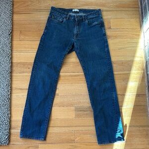 Peter Millar Dark Blue Straight-Leg Jeans